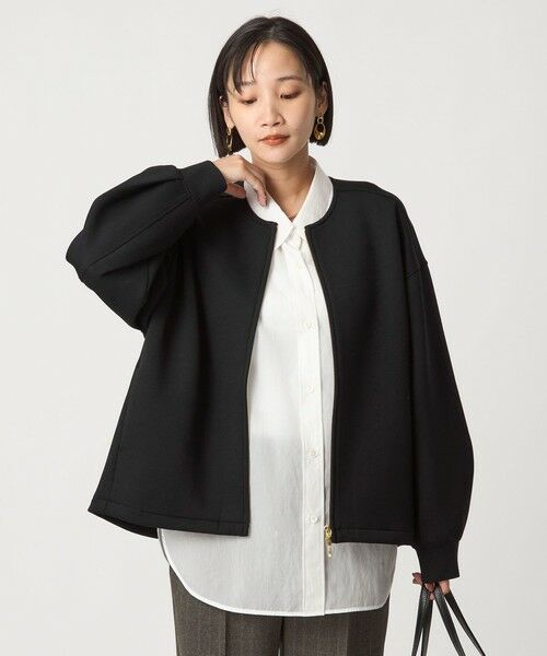 green label relaxing / グリーンレーベル リラクシング ブルゾン | ダンボール ノーカラー ブルゾン | 詳細7