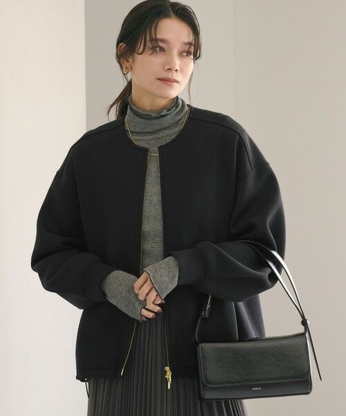 green label relaxing / グリーンレーベル リラクシング ブルゾン | ダンボール ノーカラー ブルゾン | 詳細1