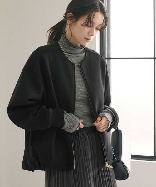 green label relaxing / グリーンレーベル リラクシング ブルゾン | ダンボール ノーカラー ブルゾン | 詳細2