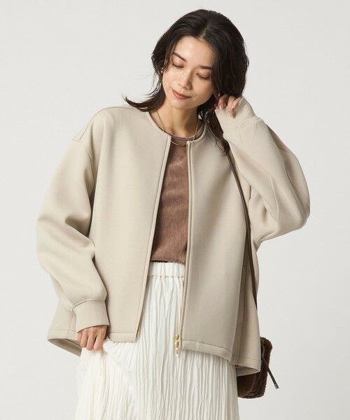 green label relaxing / グリーンレーベル リラクシング ブルゾン | ダンボール ノーカラー ブルゾン | 詳細20