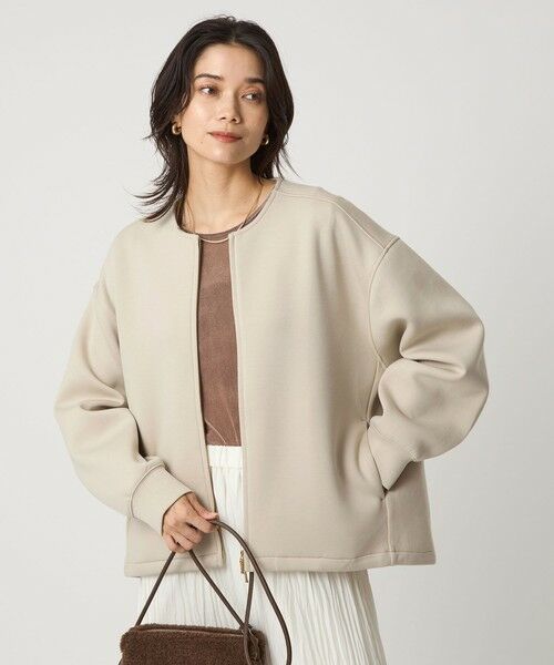 green label relaxing / グリーンレーベル リラクシング ブルゾン | ダンボール ノーカラー ブルゾン | 詳細21