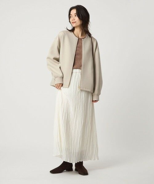 green label relaxing / グリーンレーベル リラクシング ブルゾン | ダンボール ノーカラー ブルゾン | 詳細23