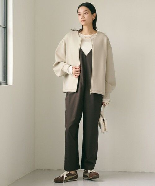 green label relaxing / グリーンレーベル リラクシング ブルゾン | ダンボール ノーカラー ブルゾン | 詳細16