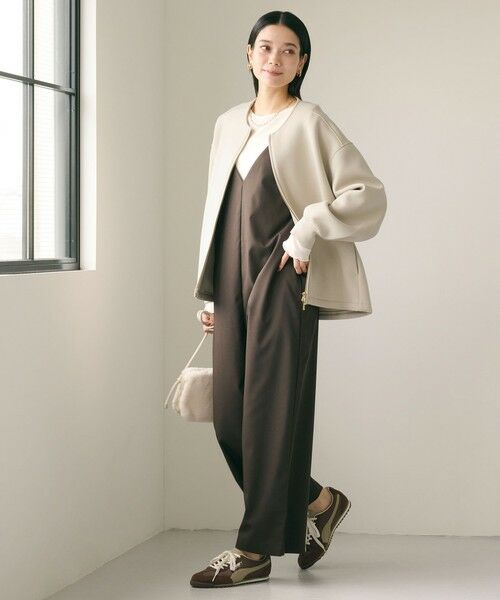 green label relaxing / グリーンレーベル リラクシング ブルゾン | ダンボール ノーカラー ブルゾン | 詳細17