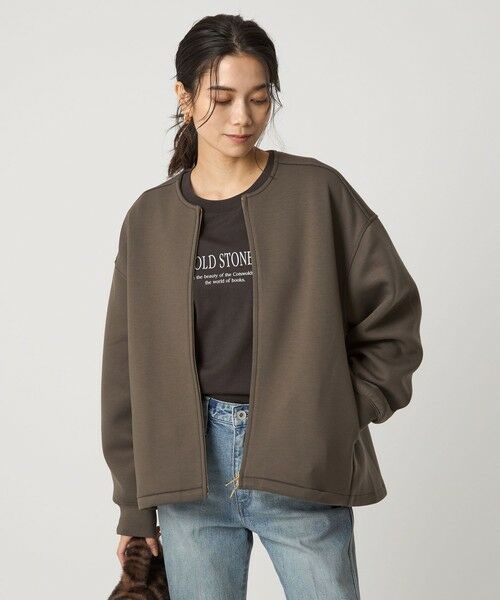 green label relaxing / グリーンレーベル リラクシング ブルゾン | ダンボール ノーカラー ブルゾン | 詳細27