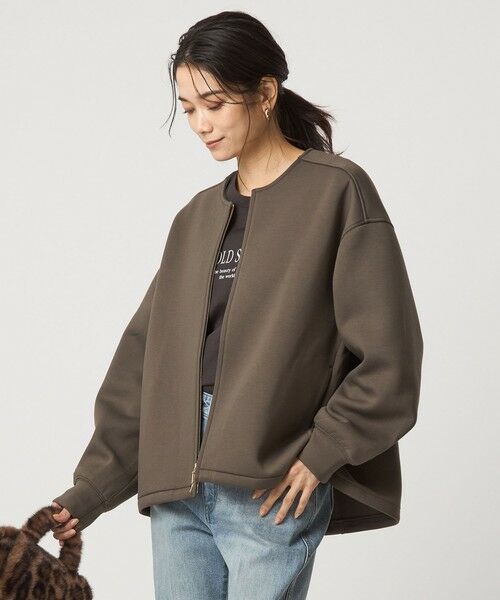 green label relaxing / グリーンレーベル リラクシング ブルゾン | ダンボール ノーカラー ブルゾン | 詳細28