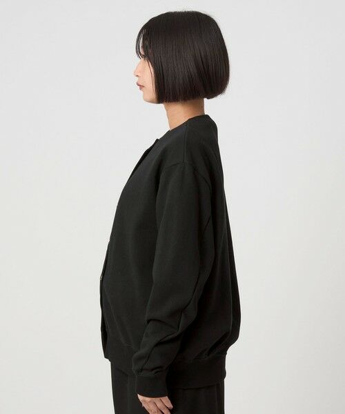 green label relaxing / グリーンレーベル リラクシング カーディガン・ボレロ | メタル調 ドットボタン カーディガン | 詳細5