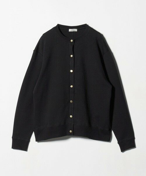 green label relaxing / グリーンレーベル リラクシング カーディガン・ボレロ | メタル調 ドットボタン カーディガン | 詳細7