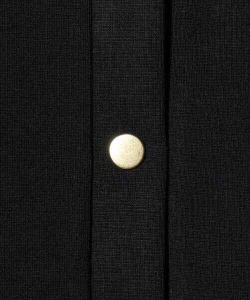 green label relaxing / グリーンレーベル リラクシング カーディガン・ボレロ | メタル調 ドットボタン カーディガン | 詳細10