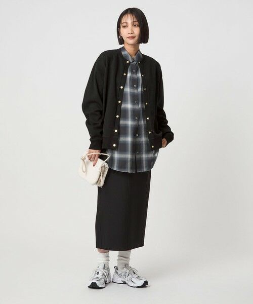 green label relaxing / グリーンレーベル リラクシング カーディガン・ボレロ | メタル調 ドットボタン カーディガン | 詳細3