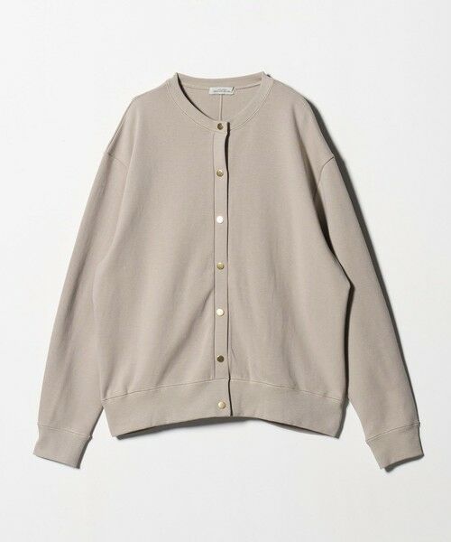 green label relaxing / グリーンレーベル リラクシング カーディガン・ボレロ | メタル調 ドットボタン カーディガン | 詳細15