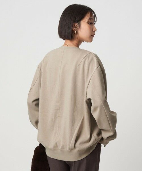 green label relaxing / グリーンレーベル リラクシング カーディガン・ボレロ | メタル調 ドットボタン カーディガン | 詳細12