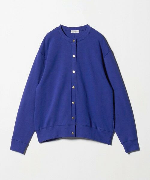 green label relaxing / グリーンレーベル リラクシング カーディガン・ボレロ | メタル調 ドットボタン カーディガン | 詳細22