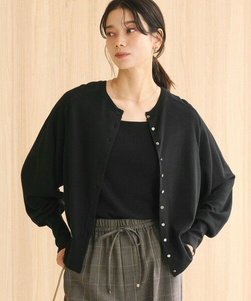 green label relaxing / グリーンレーベル リラクシング カーディガン・ボレロ | エブリニット 2WAY カーディガン ウォッシャブル | 詳細2