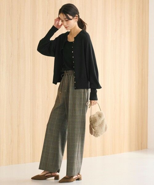 green label relaxing / グリーンレーベル リラクシング カーディガン・ボレロ | エブリニット 2WAY カーディガン ウォッシャブル | 詳細4