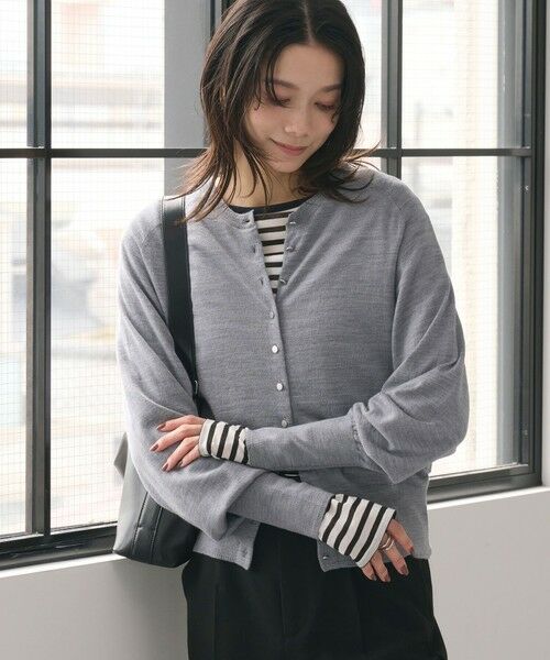 green label relaxing / グリーンレーベル リラクシング カーディガン・ボレロ | エブリニット 2WAY カーディガン ウォッシャブル | 詳細10