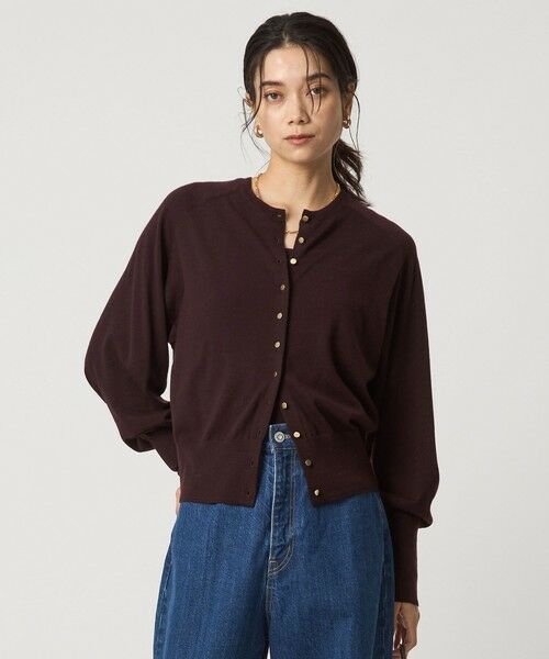 green label relaxing/グリーンレーベル リラクシング エブリニット 2WAY カーディガン ウォッシャブル DK. BROWN FREE green label relaxing/グリーンレーベル リラクシング エブリニット 2WAY カーディガン ウォッシャブル DK. BROWN FREE