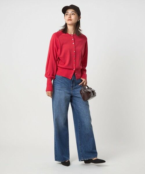 green label relaxing / グリーンレーベル リラクシング カーディガン・ボレロ | エブリニット 2WAY カーディガン ウォッシャブル | 詳細27