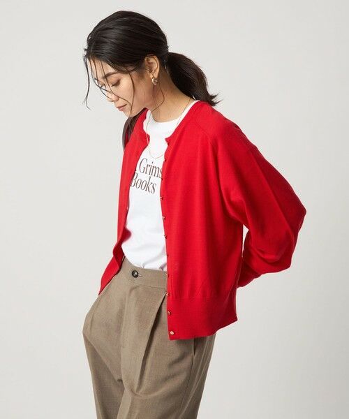 green label relaxing / グリーンレーベル リラクシング カーディガン・ボレロ | エブリニット 2WAY カーディガン ウォッシャブル | 詳細29