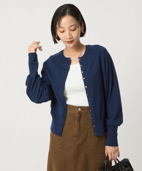 green label relaxing/グリーンレーベル リラクシング エブリニット 2WAY カーディガン ウォッシャブル NAVY FREE green label relaxing/グリーンレーベル リラクシング エブリニット 2WAY カーディガン ウォッシャブル NAVY FREE