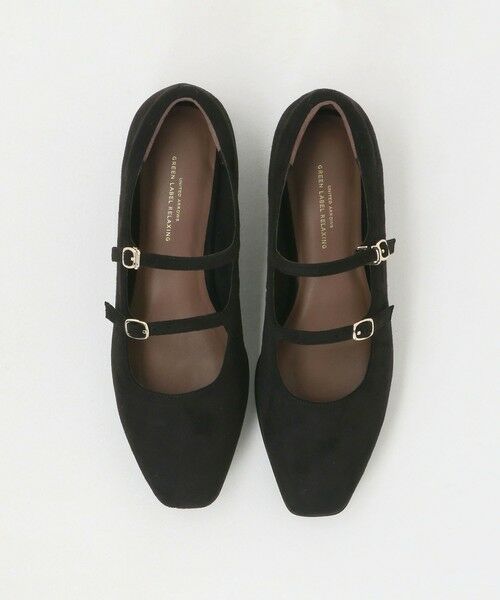 green label relaxing / グリーンレーベル リラクシング フラットシューズ | スクエア ダブルストラップ フラットシューズ | 詳細14