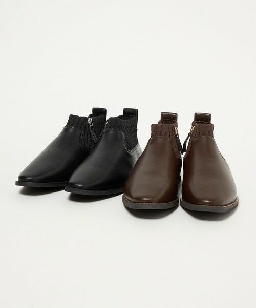 green label relaxing / グリーンレーベル リラクシング ブーツ（ロング丈） | ストレッチ フラット ショートブーツ 撥水 | 詳細11