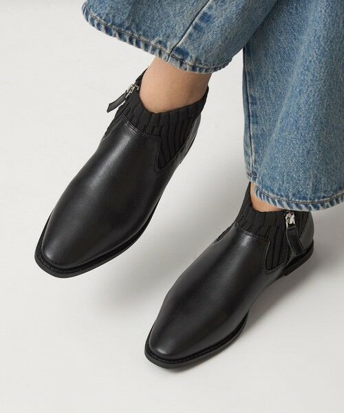 green label relaxing / グリーンレーベル リラクシング ブーツ（ロング丈） | ストレッチ フラット ショートブーツ 撥水 | 詳細2