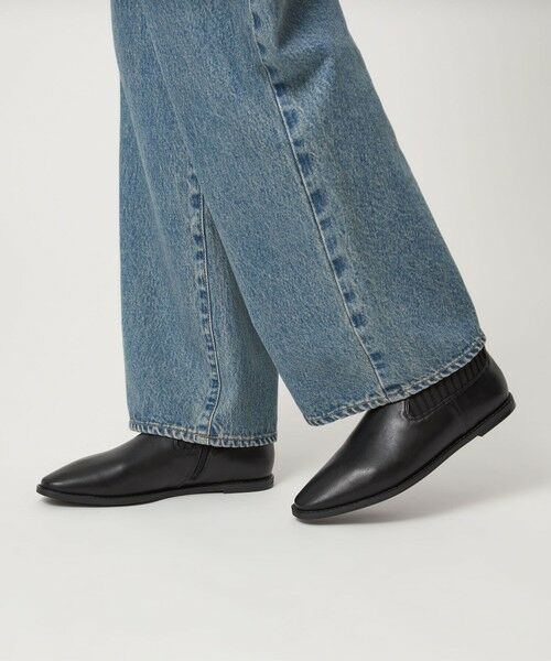 green label relaxing / グリーンレーベル リラクシング ブーツ（ロング丈） | ストレッチ フラット ショートブーツ 撥水 | 詳細4