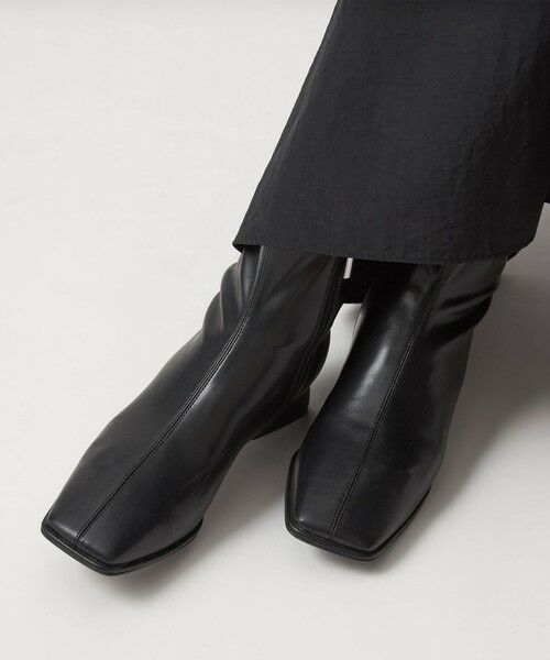 green label relaxing / グリーンレーベル リラクシング ブーツ（ロング丈） | スクエアストレッチ ショートブーツ（3cmヒール）撥水 | 詳細1