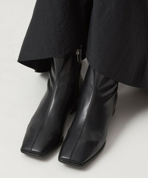 green label relaxing / グリーンレーベル リラクシング ブーツ（ロング丈） | スクエアストレッチ ショートブーツ（3cmヒール）撥水 | 詳細2