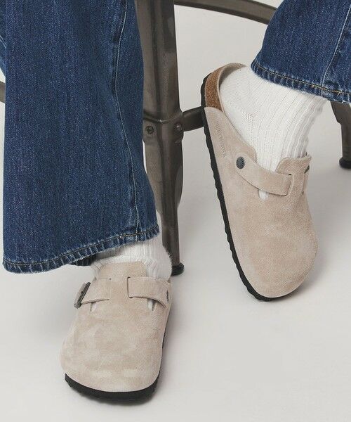 green label relaxing / グリーンレーベル リラクシング サンダル | 【国内EXCLUSIVE】＜BIRKENSTOCK＞ボストン サンダル（OFF WHITE）