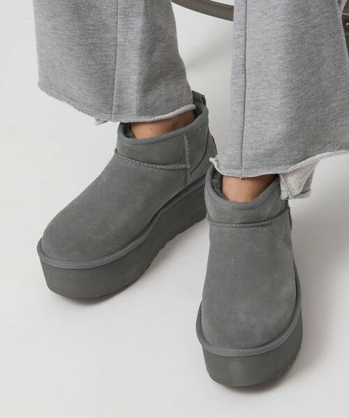 green label relaxing / グリーンレーベル リラクシング ブーツ（ロング丈） | ＜UGG＞クラシック ウルトラ ミニ プラットフォーム / Classic Ultra Mini Platform | 詳細7
