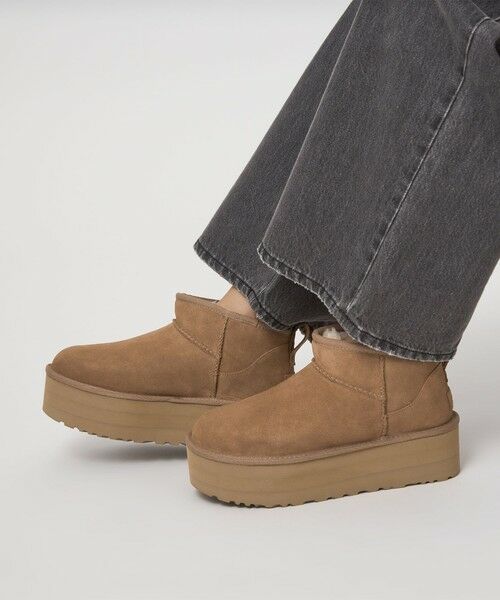 green label relaxing / グリーンレーベル リラクシング ブーツ（ロング丈） | ＜UGG＞クラシック ウルトラ ミニ プラットフォーム / Classic Ultra Mini Platform | 詳細13