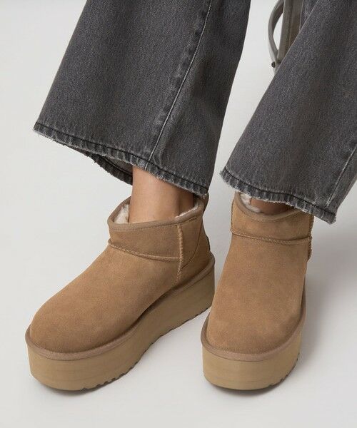 green label relaxing / グリーンレーベル リラクシング ブーツ（ロング丈） | ＜UGG＞クラシック ウルトラ ミニ プラットフォーム / Classic Ultra Mini Platform | 詳細14
