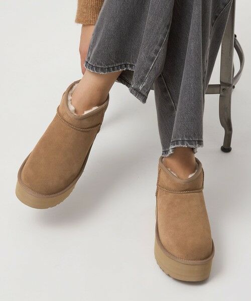 green label relaxing / グリーンレーベル リラクシング ブーツ（ロング丈） | ＜UGG＞クラシック ウルトラ ミニ プラットフォーム / Classic Ultra Mini Platform | 詳細15