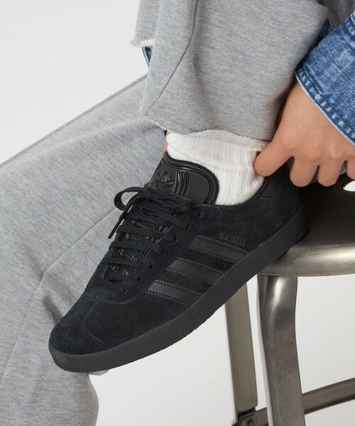 green label relaxing/グリーンレーベル リラクシング <adidas Originals>ガゼル スニーカー BLACK 25cm green label relaxing/グリーンレーベル リラクシング <adidas Originals>ガゼル スニーカー BLACK 25cm