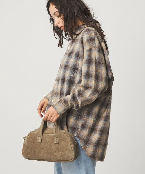 green label relaxing / グリーンレーベル リラクシング ショルダーバッグ | ＜CHRISTIAN VILLA＞ボストンバッグ（スエード） | 詳細1