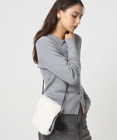 green label relaxing / グリーンレーベル リラクシング ショルダーバッグ | ファーショルダーバッグ ハートチャーム付き