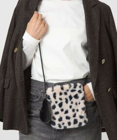 green label relaxing / グリーンレーベル リラクシング ショルダーバッグ | ファーショルダーバッグ ハートチャーム付き