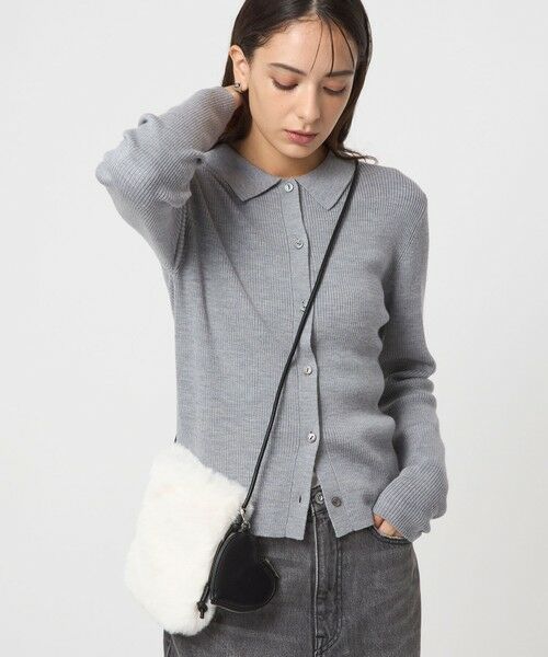 green label relaxing / グリーンレーベル リラクシング ショルダーバッグ | ファーショルダーバッグ ハートチャーム付き | 詳細1