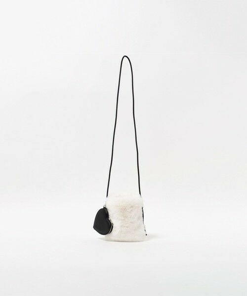 green label relaxing / グリーンレーベル リラクシング ショルダーバッグ | ファーショルダーバッグ ハートチャーム付き | 詳細4