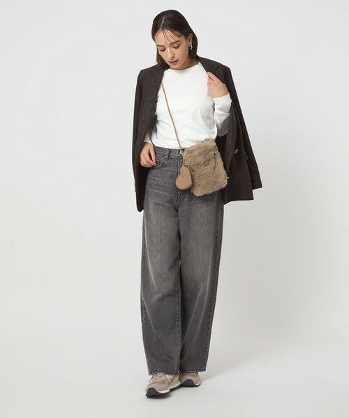 green label relaxing / グリーンレーベル リラクシング ショルダーバッグ | ファーショルダーバッグ ハートチャーム付き | 詳細11