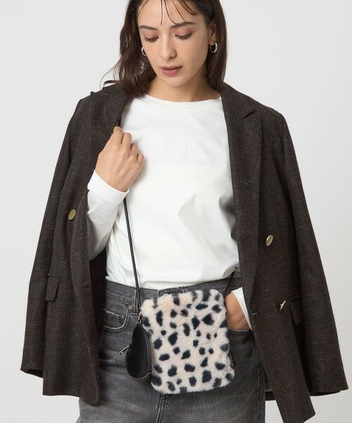 green label relaxing / グリーンレーベル リラクシング ショルダーバッグ | ファーショルダーバッグ ハートチャーム付き | 詳細14