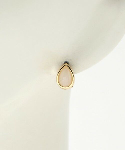 green label relaxing / グリーンレーベル リラクシング ピアス・イヤリング | クリア シズク メタルフレーム ピアス 2 | 詳細2