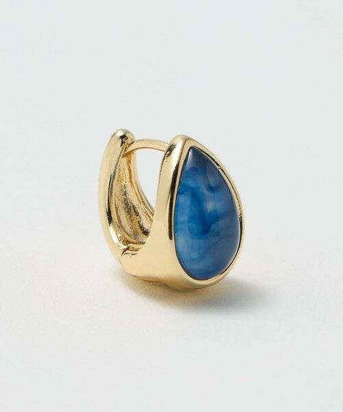 green label relaxing / グリーンレーベル リラクシング ピアス・イヤリング | クリア シズク メタルフレーム ピアス 2 | 詳細6