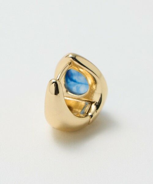 green label relaxing / グリーンレーベル リラクシング ピアス・イヤリング | クリア シズク メタルフレーム ピアス 2 | 詳細7