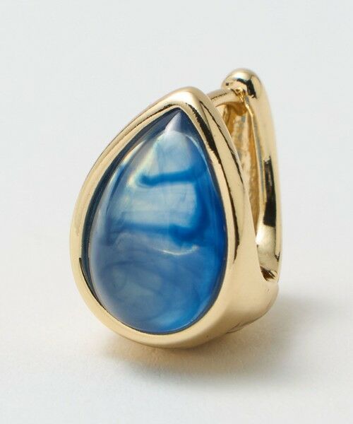 green label relaxing / グリーンレーベル リラクシング ピアス・イヤリング | クリア シズク メタルフレーム ピアス 2 | 詳細8