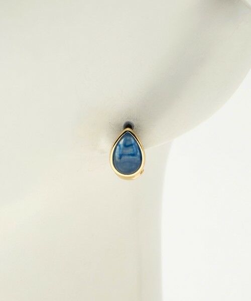 green label relaxing / グリーンレーベル リラクシング ピアス・イヤリング | クリア シズク メタルフレーム ピアス 2 | 詳細9