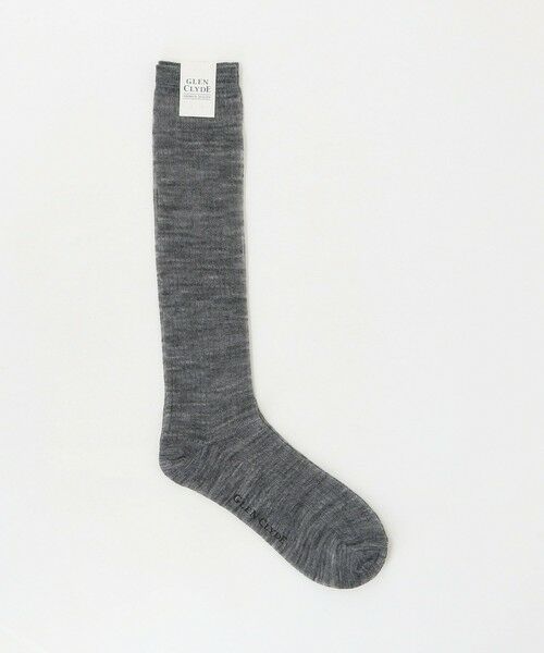 green label relaxing/グリーンレーベル リラクシング ＜GLEN CLYDE＞シアー ソックス / 靴下 MD. GRAY 23cm-25cm(FREE)