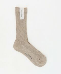 green label relaxing / グリーンレーベル リラクシング ソックス | ラメ リブソックス / 靴下